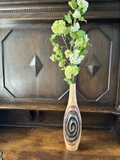 Wooden carved vase for sale  Henderson