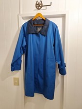 Jaqueta Trench Coat Feminina London Fog Forro Removível - Azul Tamanho 18 comprar usado  Enviando para Brazil
