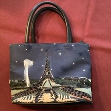 Bolsa de mão com miçangas Paris Torre Eiffel à noite, usado comprar usado  Enviando para Brazil