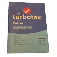 Intuit turbotax deluxe for sale  Glenpool