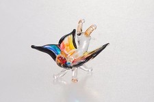Borboleta multicolorida soprado à mão vidro arte animal fantasia colecionável comprar usado  Enviando para Brazil