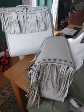 Leather luggage motorcycle for sale  PORTH