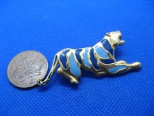 tiger diamante brooch for sale  BOLTON