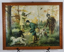 Tableau lithographie scene d'occasion  Villers-Bocage