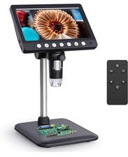 Microscópio digital LCD 7" - 1080P 500x lupa moeda 8 luzes LED ajustáveis, usado comprar usado  Enviando para Brazil