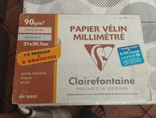 Pochette papier millimétré d'occasion  Luneray