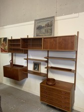 Danish wall shelving for sale  HEREFORD