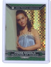 Usado, 2015 Topps Star Wars cromado Jedi Sith refrator de prisma PADME AMIDALA 18-J 02/99 comprar usado  Enviando para Brazil