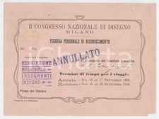 1906 milano congresso usato  Milano