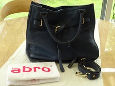 Abro leder handtasche gebraucht kaufen  Windischeschenbach
