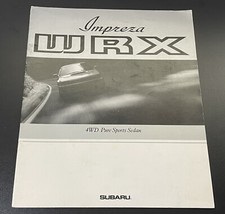 Używany, SUBARU IMPREZA WRX 1992 INCL. WRX TYPE RA 240 HP JDM JAPANESE BROCHURE PROSPEKT na sprzedaż  PL