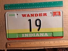 License plate indiana for sale  San Diego