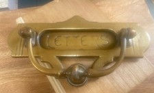 Brass letterbox plate for sale  SUNDERLAND