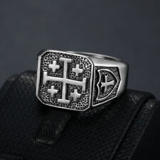 Jerusalem cross ring for sale  North Hollywood