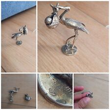 Vintage miniatura cicogna usato  Valdastico