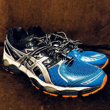 Usado, Tênis masculino A S I C S Gel-Nimbus 14 10 azul EUA corrida atlética corrida comprar usado  Enviando para Brazil