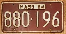 1964 massachusetts mass for sale  Salem