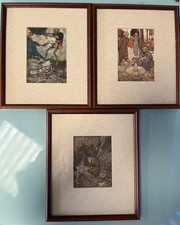 Framed edmund dulac for sale  CHARD