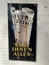 Antikes reklame emailschild gebraucht kaufen  Stahnsdorf