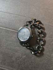 Schwarze damenuhr donna gebraucht kaufen  Höchstädt