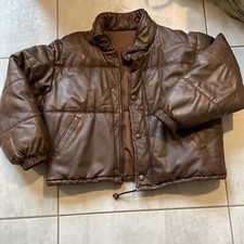 Blouson cuir doudounevintage d'occasion  France