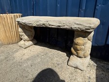 Concrete garden bench for sale  SHIPSTON-ON-STOUR