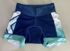 Usado, Novo 2XU Feminino Perform 4.5" Tri Short Azul PEQUENO Tri Shorts Triathlon comprar usado  Enviando para Brazil