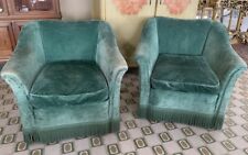 Coppia antiche poltroncine usato  Torino