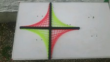 Stringart holzkreuz deko gebraucht kaufen  Miesbach