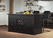 Black kitchen island for sale  BICESTER