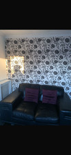 Black leather medium for sale  BILSTON