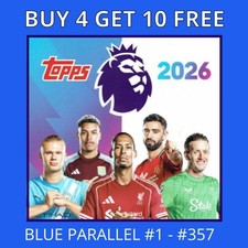 Coleção de cartas colecionáveis TOPPS Premier League 2026 - AZUL PARALELO #001 - #357 comprar usado  Enviando para Brazil