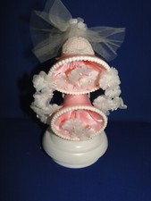 Novo Top de Bolo de Casamento Vintage Wilton "Chapel Bells", Sino de Cetim Rosa, 103-2415 comprar usado  Enviando para Brazil
