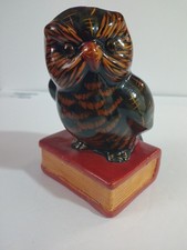 Estatueta vintage cerâmica coruja sentada empoleirada no livro Bookend peso papel 6" de altura comprar usado Estatueta vintage cerâmica coruja sentada empoleirada no livro Bookend peso papel 6" de altura comprar usado  Enviando para Brazil