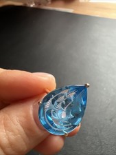 Goldring natürlichem blautopa gebraucht kaufen  Dresden
