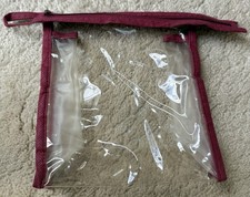 Transparent toiletries cosmeti for sale  PURLEY