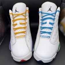 Tamanho 5.5Y - Jordan 13 Retro Mid Playground, CV0785-158, Limpo, Sem Caixa, Ótimo comprar usado  Enviando para Brazil