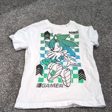 Kids shirt sonic for sale  LIVERPOOL