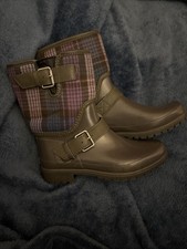Botas de chuva femininas Sperry Top Sider Walker tamanho 6 cinza/xadrez à prova d'água comprar usado  Enviando para Brazil