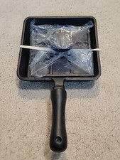 Usado, Antigo Norpro Mini Panela Panini de Ferro Fundido com Prensa 6" Quadrado Preto com Alças comprar usado  Enviando para Brazil