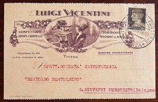 Cartolina pubblicitaria luigi usato  Salizzole