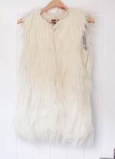 Ladies cream faux for sale  LEICESTER