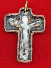 Pendentif croix laiton d'occasion  Pornichet
