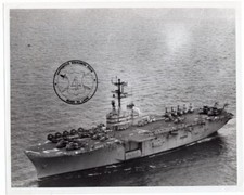 1961-1993 navio de assalto anfíbio LPH-2 USS Iwo Jima foto original 8x10, usado comprar usado  Enviando para Brazil