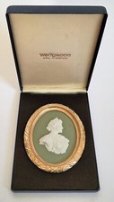 Wedgwood green jasperware for sale  SHEFFIELD