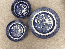 Churchill willow pattern for sale  WELLINGBOROUGH