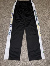 Calça de combate ativa elástica preta branca Berimbau Brasil Capoeira Abada masculina XXL, usado comprar usado  Enviando para Brazil
