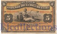 BANCO NACIONAL 5 PESOS 1896 PICK 48a VF comprar usado  Enviando para Brazil