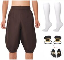 Calças cropped vitorianas calcinhas medievais e fivela de sapato para homens comprar usado  Enviando para Brazil