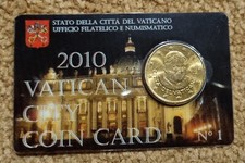 Vaticano coincard nr. usato  Italia